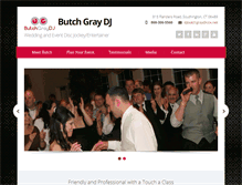Tablet Screenshot of butchgraydj.com